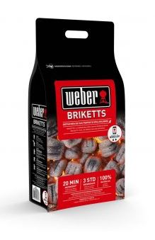 Weber Premium Holzkohle Brikett, 4 kg 17590