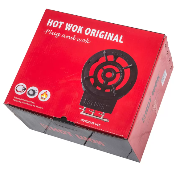 Hot Wok Original Gaskocher 7.0 KWh inkl. Wokpfanne + Schlauch & Regler