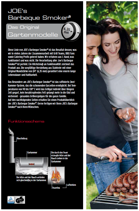 BBQ Stahl Smoker 16 Zoll Special Edition 2024