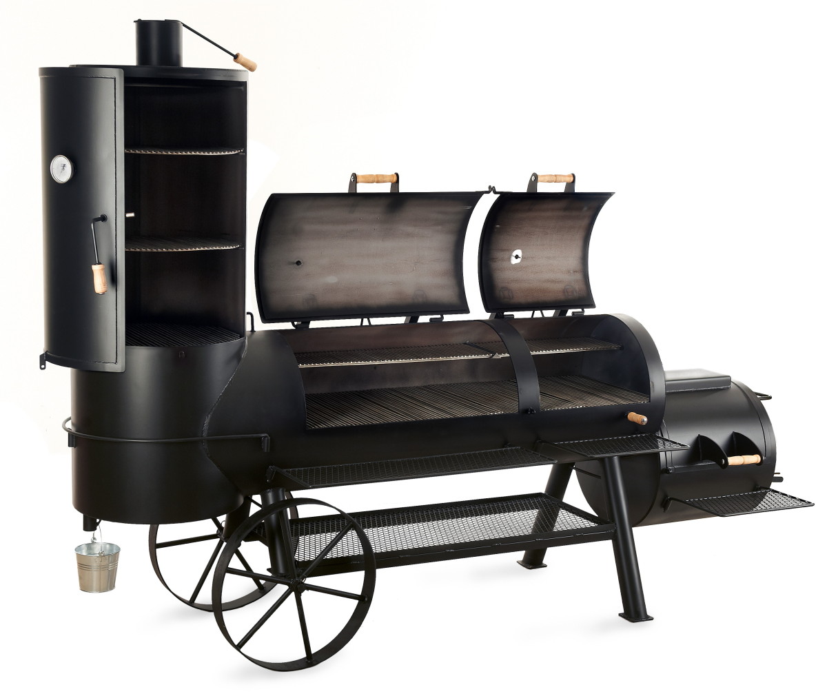 BBQ Stahl Smoker 24 Zoll Extended Catering Edition 2024