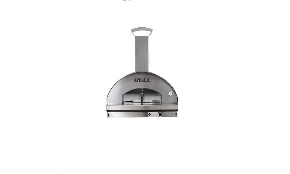 BULL Edelstahl Gas Pizza Ofen XL - Built-In