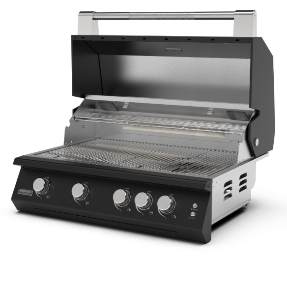 Brabura Edelstahl Gasgrill Fusion 400 RM Black inkl. Sear Burner