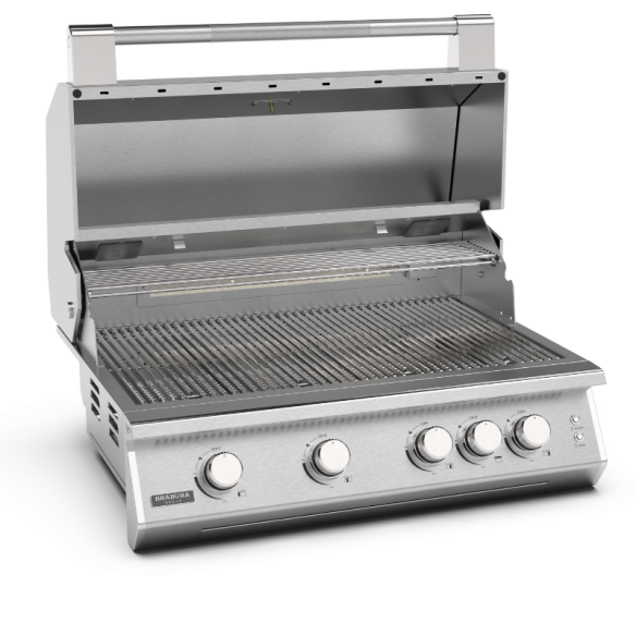 Brabura Edelstahl Gasgrill Fusion 400 RS Built-in /- Einbau inkl. Sear Burner