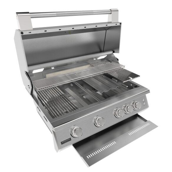 Brabura Edelstahl Gasgrill Fusion 500 RM Black inkl. Sear Burner