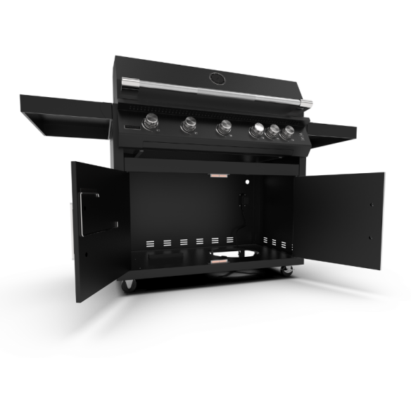 Brabura Edelstahl Gasgrill Fusion 500 RM Black inkl. Sear Burner