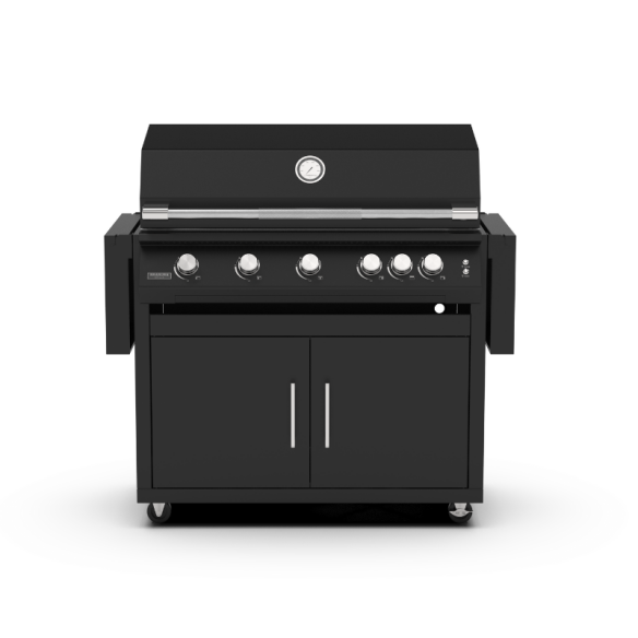 Brabura Edelstahl Gasgrill Fusion 500 RM Black inkl. Sear Burner