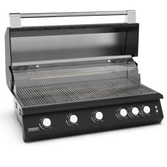 Brabura Edelstahl Gasgrill Fusion 500 RM Black Built-in /- Einbau inkl. Sear Burner