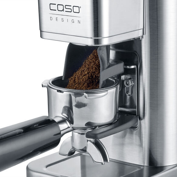 CASO Espresso Gourmet + BaristaChef Inox