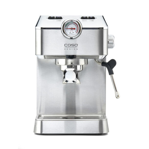 CASO Espresso Gourmet + BaristaChef Inox