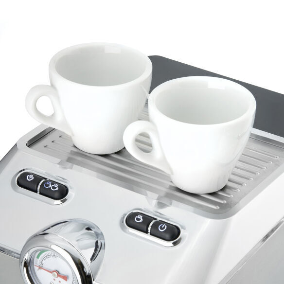 CASO Espresso Gourmet + BaristaChef Inox