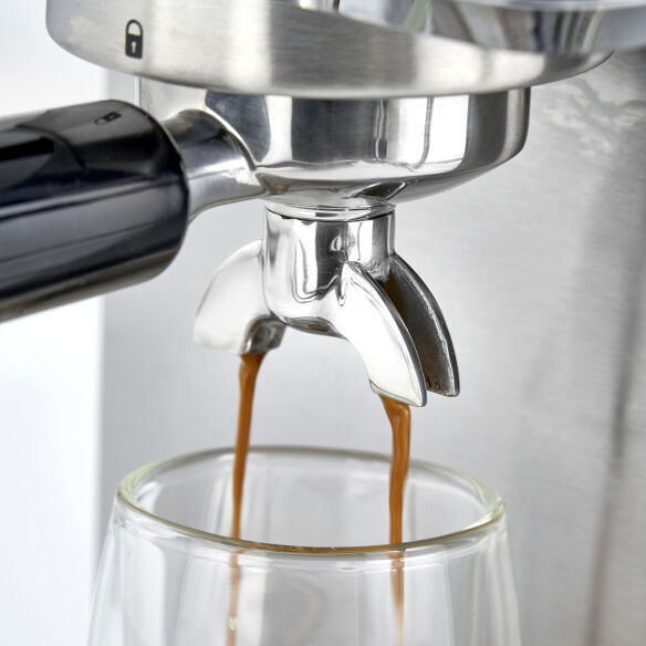 CASO Espresso Gourmet + BaristaChef Inox