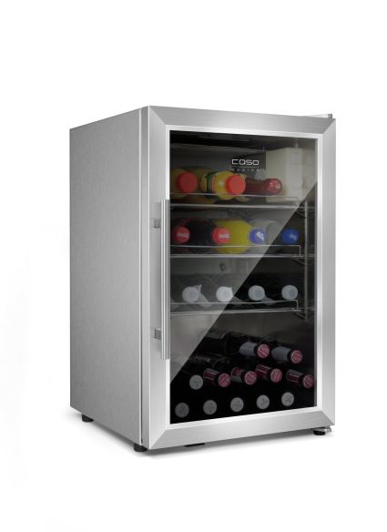 Caso BBQ- Kühlschrank mit Edelstahl Rollwagen / Counter & Cool