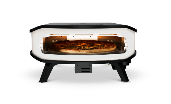 Cozze Gas Pizzaofen 17 mit Drehteller inkl. Hitzeschutz & Anschlußset