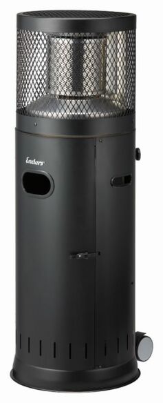 Ender Gas Terrassenheizer Polo 2.0 black inkl. Adeckhaube