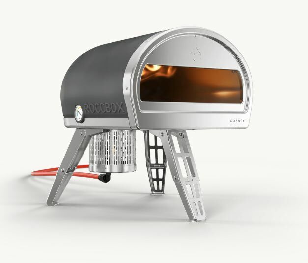 Pizzaofen Roccbox Grau LPG inkl. Pizzaheber & Schlauch+ Regler GRPGYDE1624