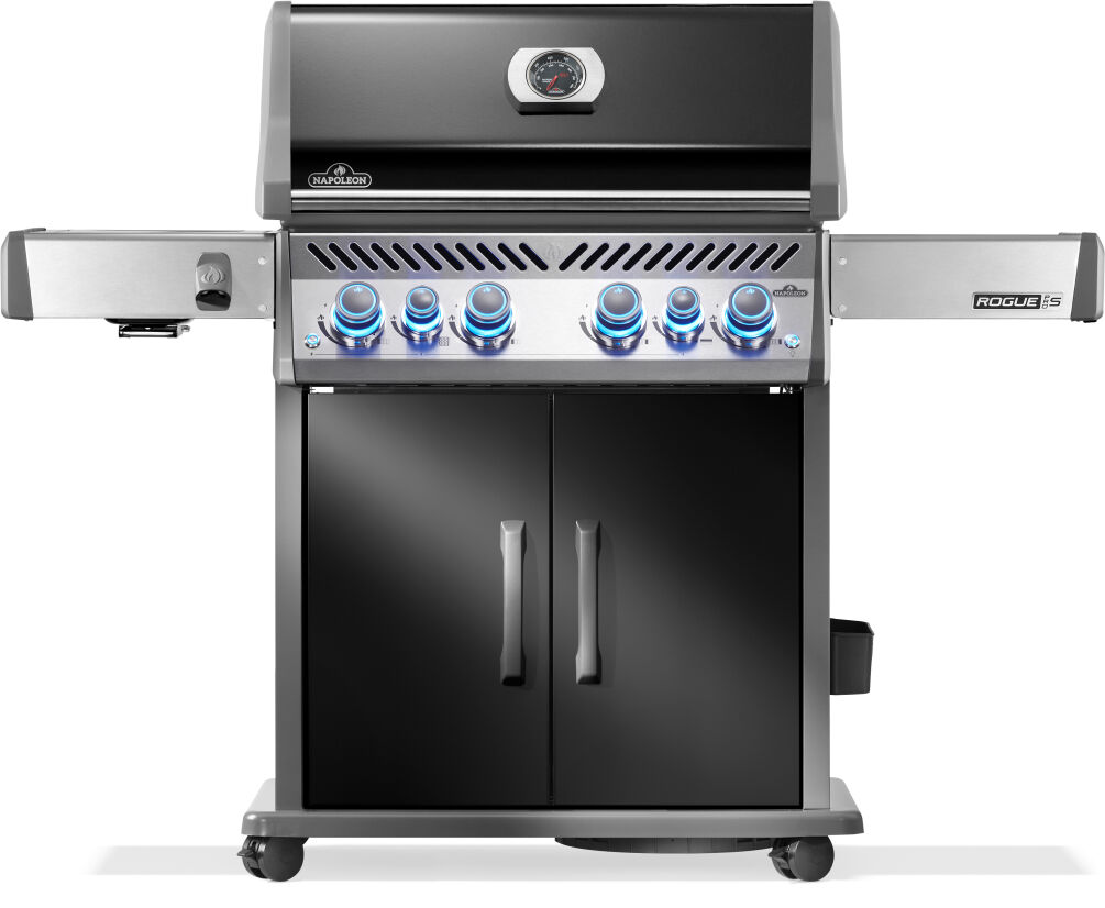 Napoleon Gasgrill Rogue PRO-S 525 mit Gußrosten, Schwarz  RPS525RSIBPK-2-DE