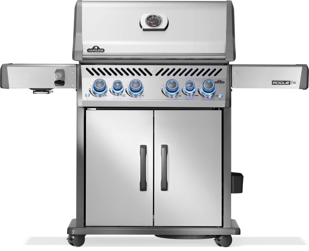 Napoleon Gasgrill Rogue PRO-S 525 Edelstahl - mit SIZZLE ZONE & Heckbrenner RPS525RSIBPSS-2-DE