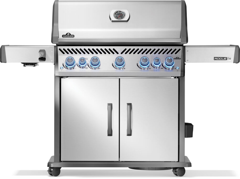 Napoleon Gasgrill Rogue PRO-S 625 Edelstahl - mit SIZZLE ZONE & Heckbrenner RPS625RSIBPSS-2-DE