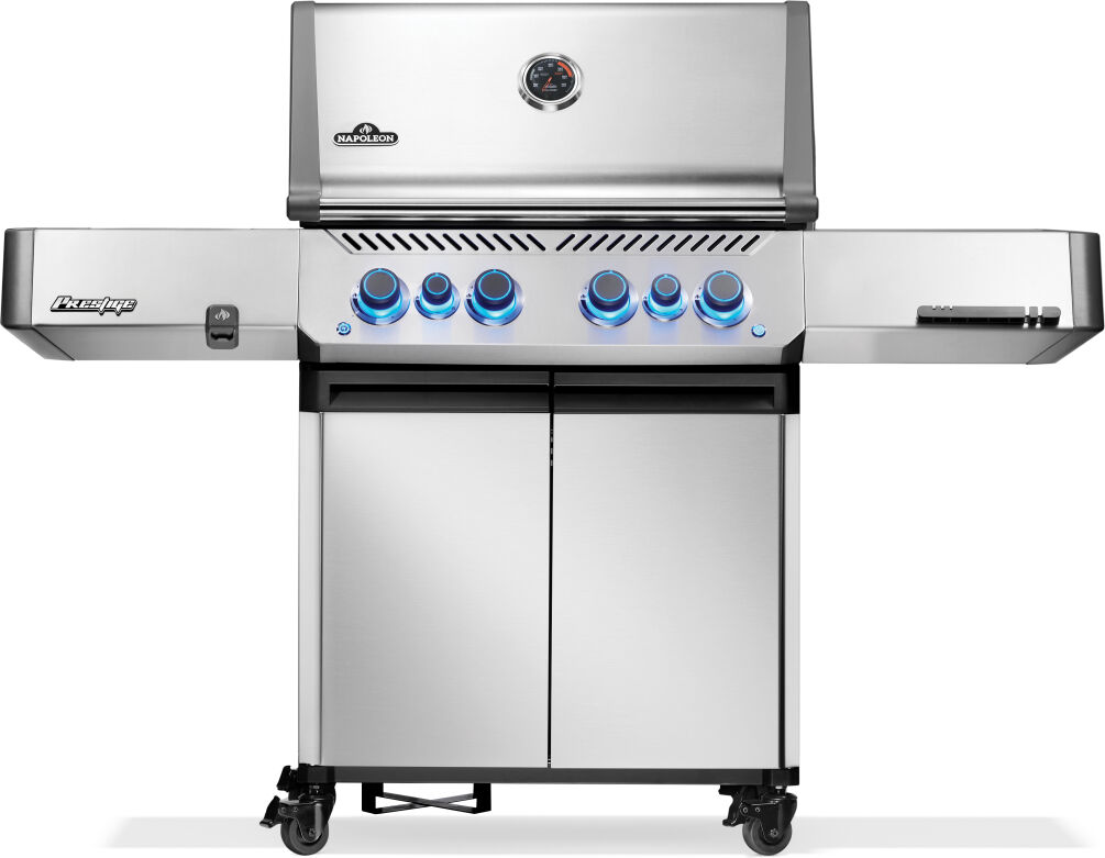 Napoleon Prestige 500 Edelstahl Gasgrill - mit SIZZLE ZONE und Heckbrenner inkl. Abdeckhaube Mod. 2025 P500VRSIBPSS-DE