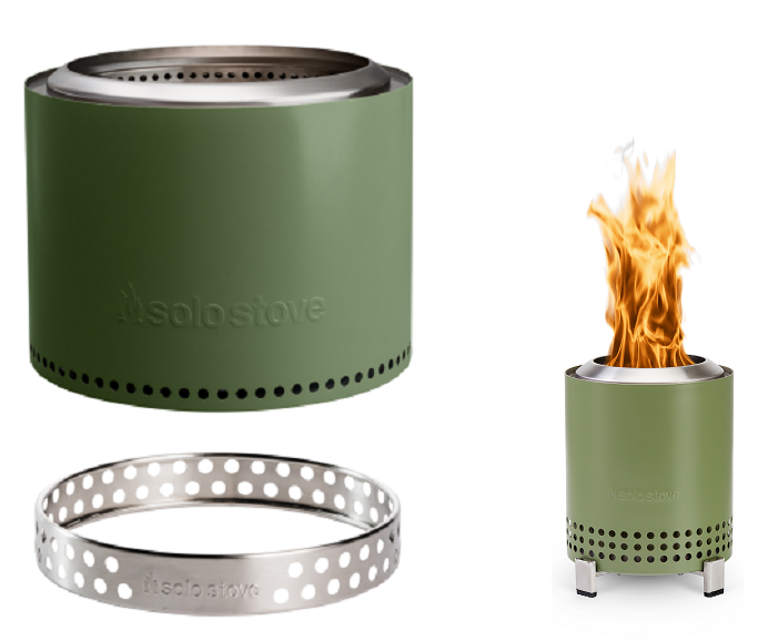 Solo Stove SET Feuerschale Bonfire 2.0 Olive Ø 49,5 cm inkl. Mesa & Anzünder SSBON-SD-2.0-DO