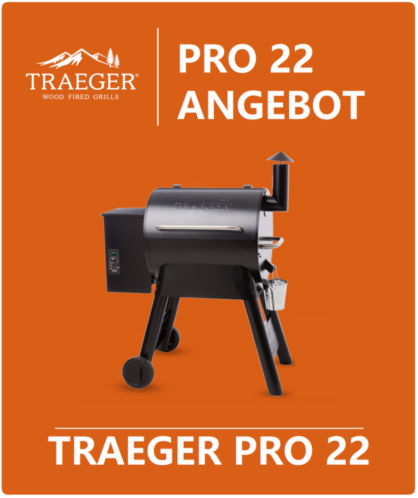 Traeger Pelletgrill Pro Serie 22 - Blau Edition 2023 * Aktion * TFB57PUBE
