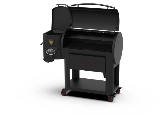 Louisiana Pellet Grill Premier 1200 Pelletsmoker Black inkl. Pellets & DutchOven Set