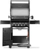 Napoleon Gasgrill Rogue PRO-S 425 mit Gußrosten, Schwarz, inkl. Drehspieß