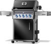 Napoleon Gasgrill Rogue PRO-S 425 mit Gußrosten, Schwarz, inkl. Drehspieß