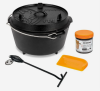 Petromax Feuertopf ft9 Zubehör-Set Dutch Oven Set mit Füßen