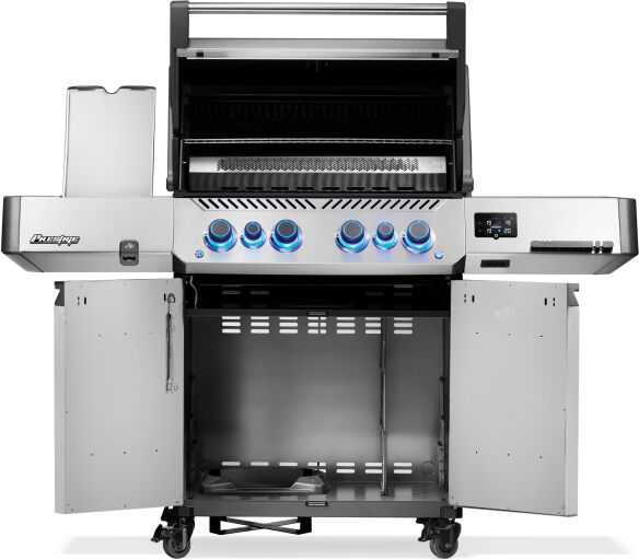 Napoleon Gasgrill Prestige 500, Connected, Edelstahl inkl. Dutchoven Set & Abdeckhaube