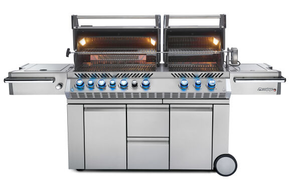 Napoleon Gasgrill Prestige PRO 825 RSBI inkl. Drehspieß und Bodenbeleuchtung