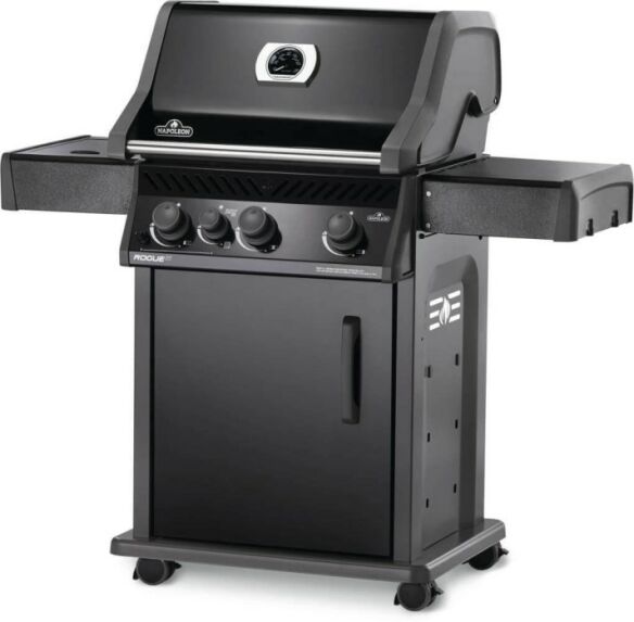 Napoleon Gasgrill Rogue XT 425 SIB schwarz, mit SIZZLE ZONE inkl. Grillbürste