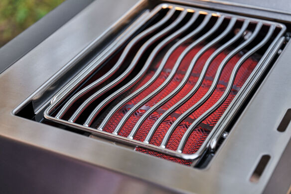 Napoleon Prestige 500 Edelstahl Gasgrill - mit SIZZLE ZONE und Heckbrenner inkl. Abdeckhaube Mod. 2025