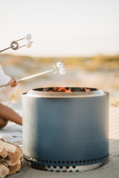 Solo Stove Edelstahl Feuerschale Bonfire mit Standfuß 2.0 Water Ø 49,5 cm inkl. Anzünder