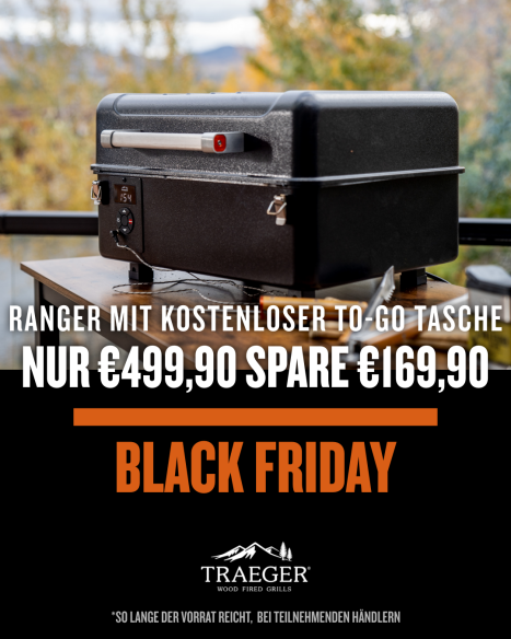 Traeger Ranger Pelletgrill Edition 2024 inkl. Abdeckhaube