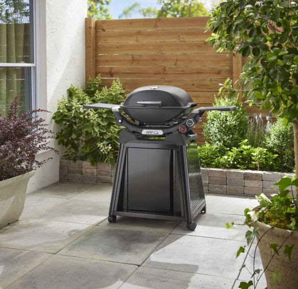 Weber Gasgrill Q 2800N+ mit Premium-Rollwagen